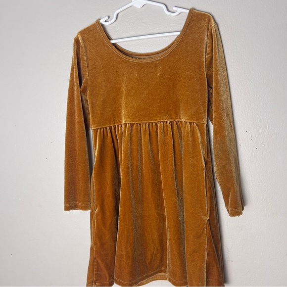Old Navy Brown A-Line Long Sleeve Dress - Picture 1 of 2